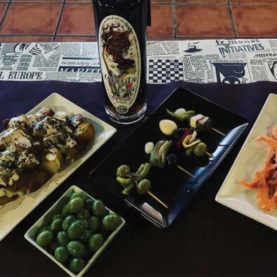 Tapas del Bar Cervecería Classics en Albalate de Cinca, Huesca