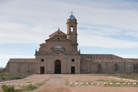 Cartuja Nuestra Señora de las Fuentes también conocida como Cartuja de Monegros, en el término municipal de Sariñena, Huesca