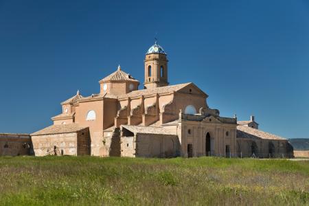 Cartuja Nuestra Señora de las Fuentes también conocida como Cartuja de Monegros, en el término municipal de Sariñena, Huesca