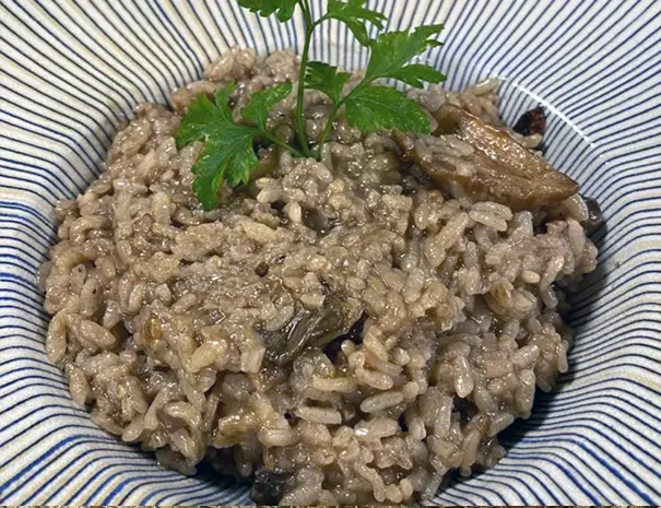 Detalle de un plato del restaurante Aragonia en Ontiñena, Huesca