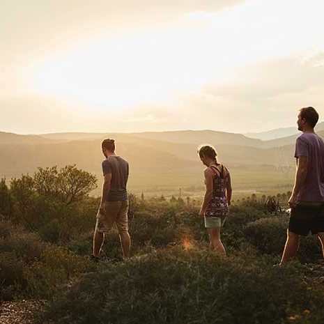 Los paisajes del entorno de Villanueva de Sijena son muy apropiados para practicar paseos y senderismo en todas las épocas del año